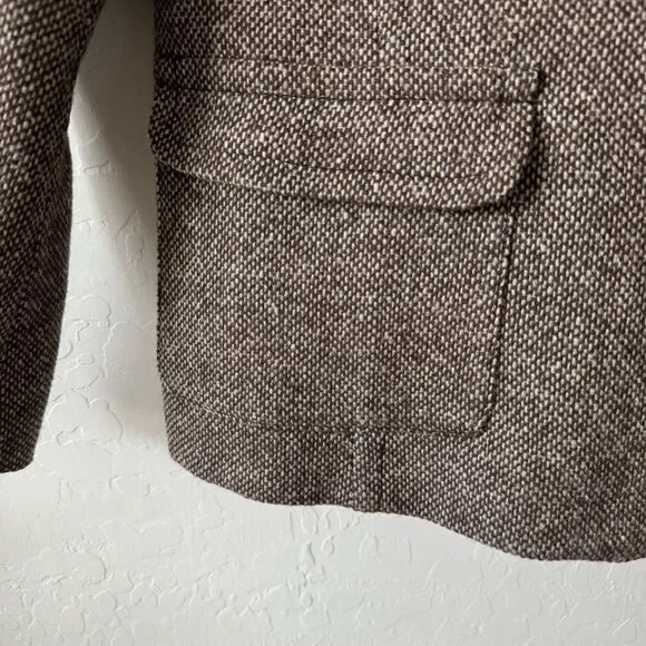 Pendleton Wool Tweed Blazer Coat Jacket Size 14 - Picture 9 of 11